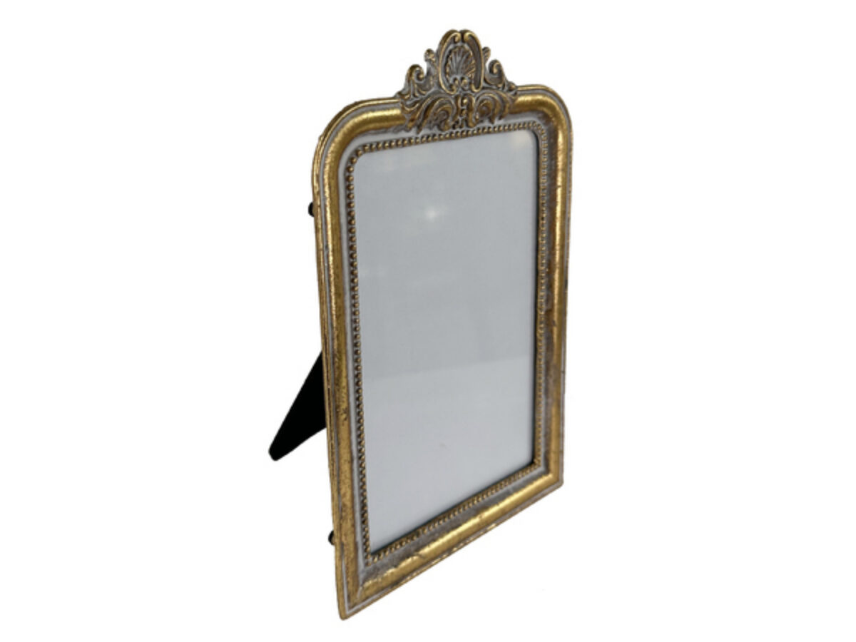 Gold decorative phot frame 19 x 12cm