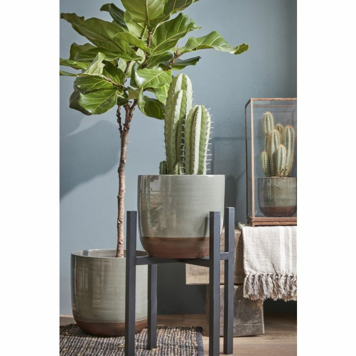 Ascot Plant Stand Metal Black