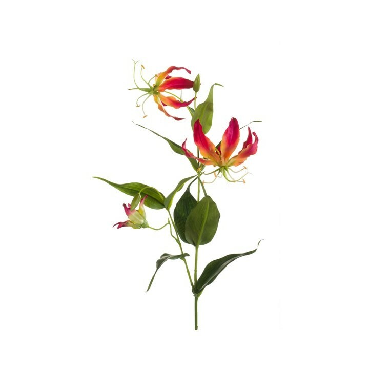 Yellow Gloriosa Spray 75cm