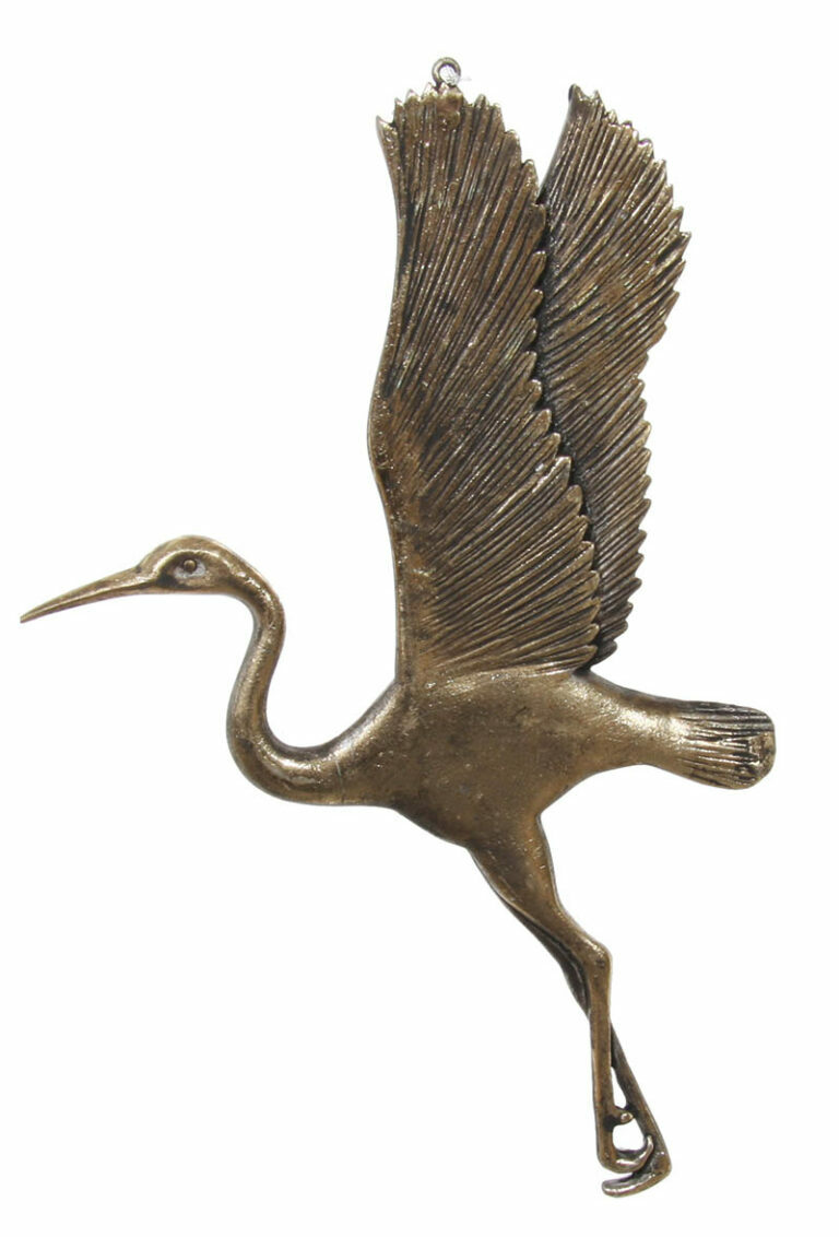 Antique Gold Crane