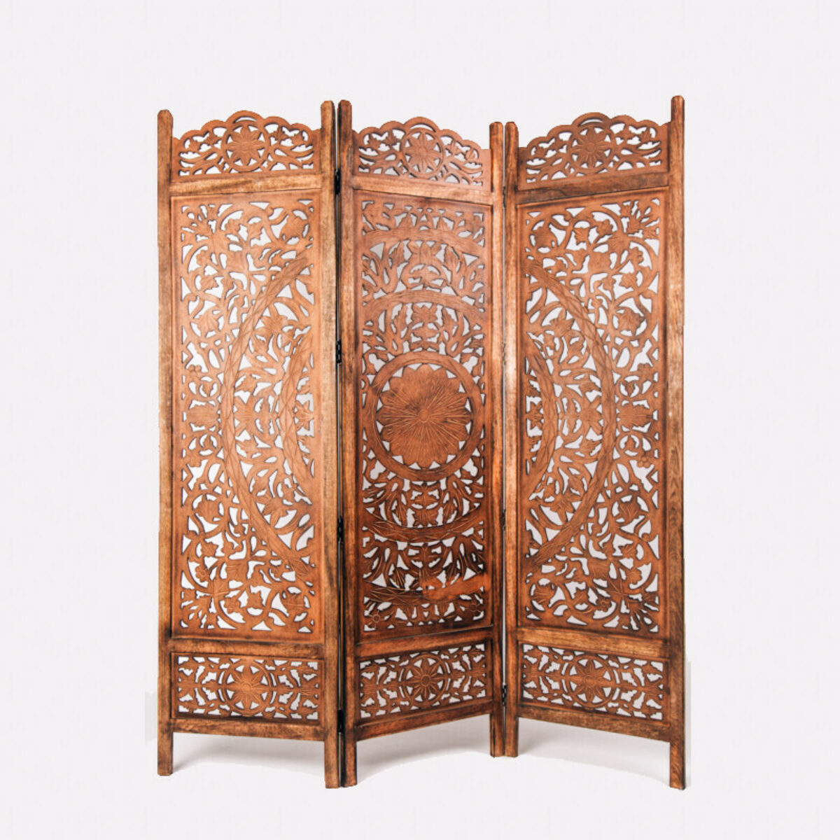 Teak Wooden folding screen