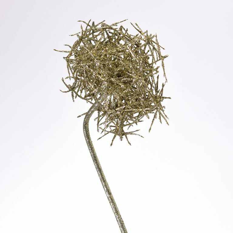 Gold Glitter Dandelion Stem