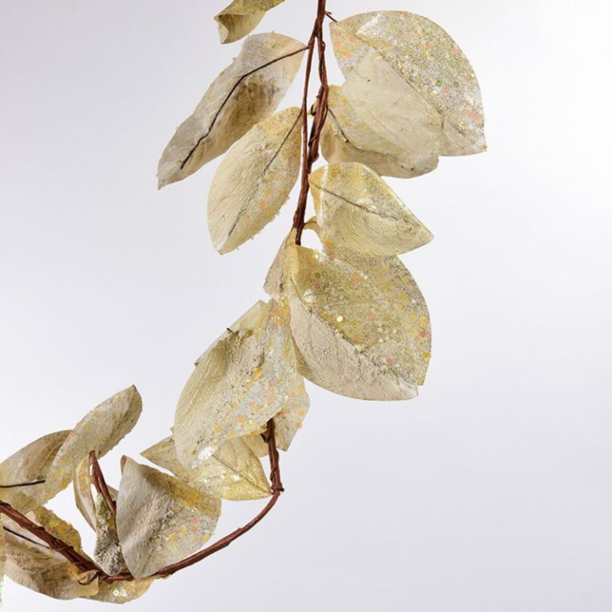 Champagne Magnolia Leaf Garland 160cm