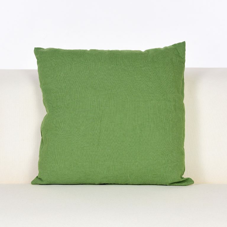 Botanical Green Cotton Cushion