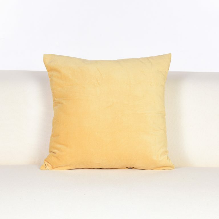 Duckling Yellow Velvet Cushion