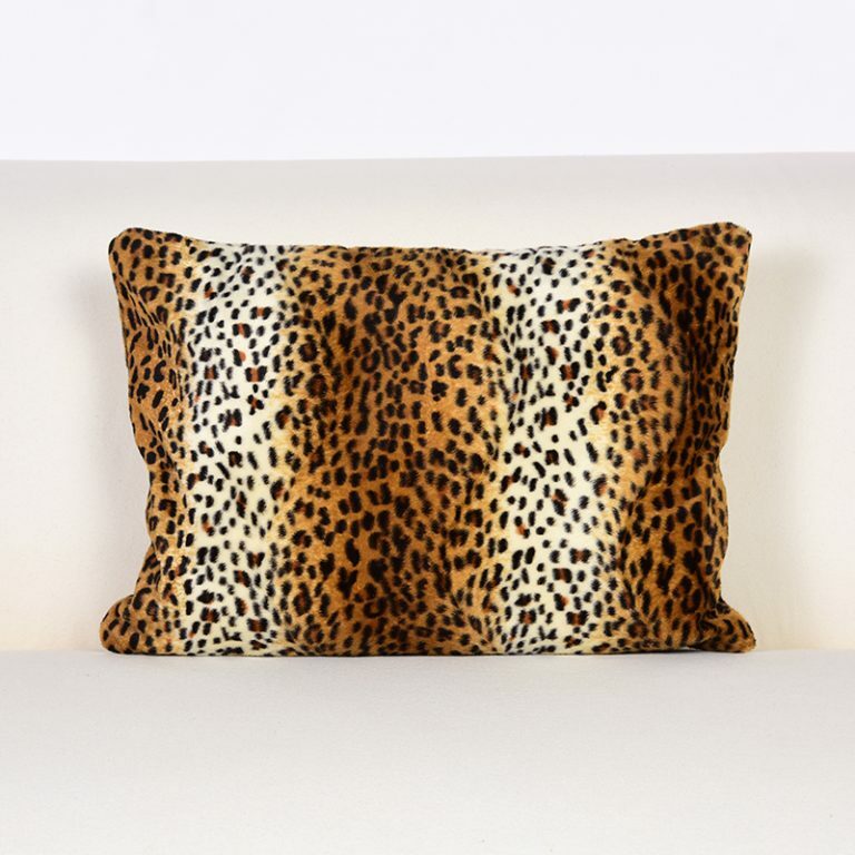 Faux Leopard Cushion