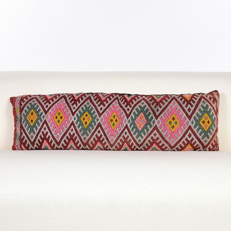 Moroccan Kilim Bolster Cushion