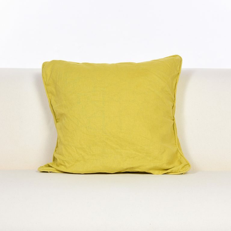 Pear Green Cotton Cushion