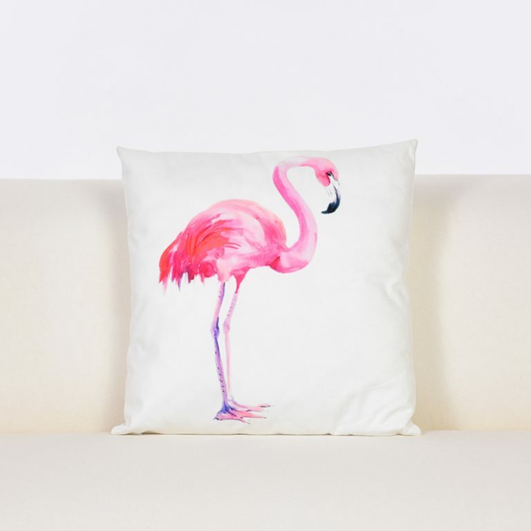 Pink Flamingo Cushion