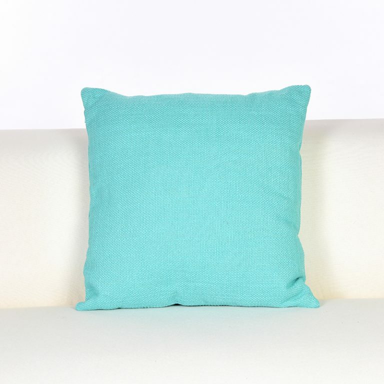 Turquoise Woven Cushion