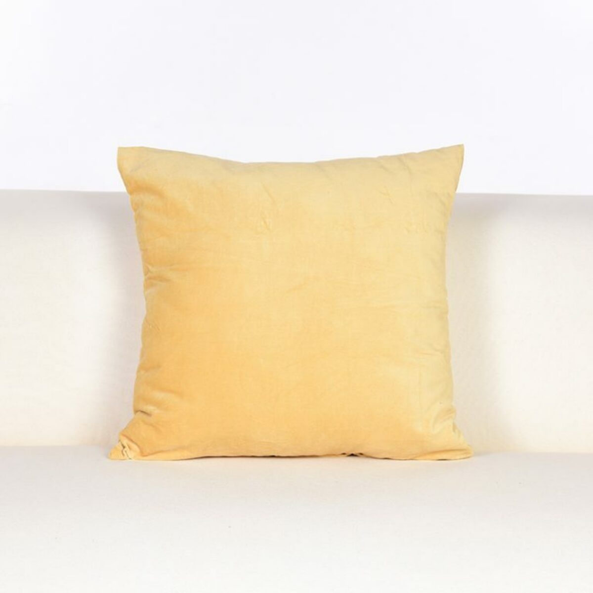 Duckling Yellow Velvet Cushion 50 x 50cm