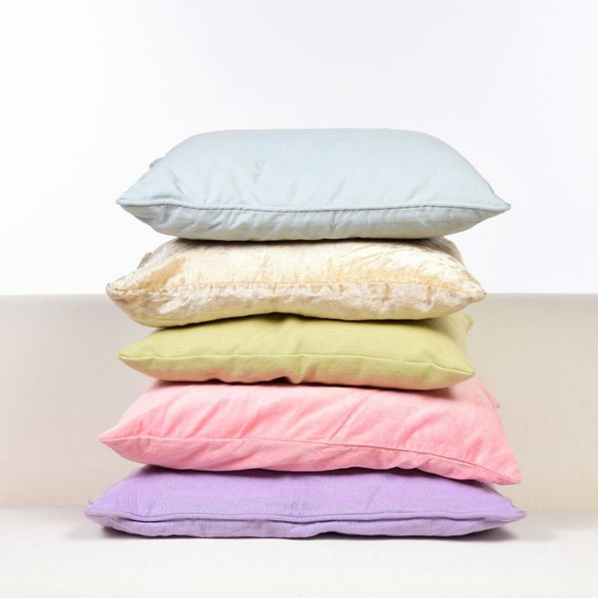 Pastel Coloured Cushion Collectionj