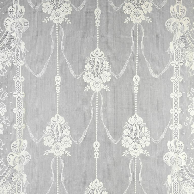 Antique Ivory Lace Drapes