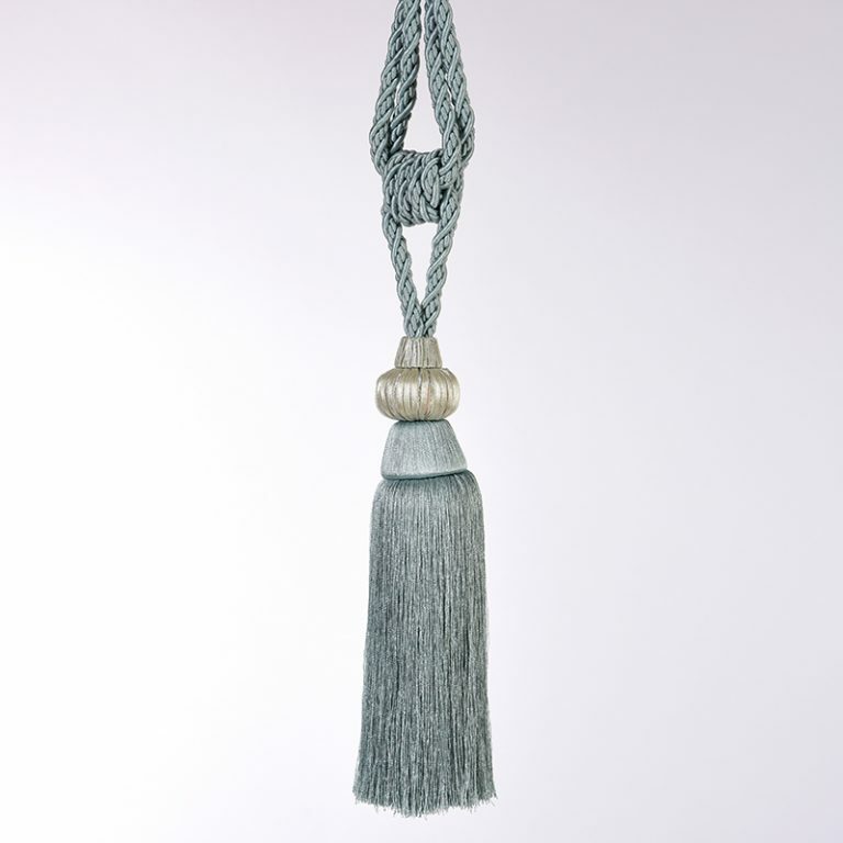 Duck Egg Blue Tassel Tiebacks