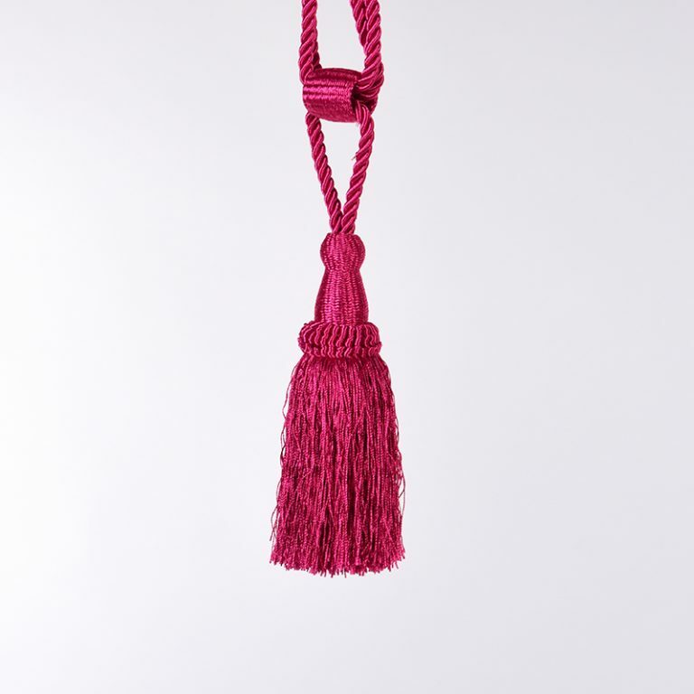 Fuschia Pink Tassel Tiebacks