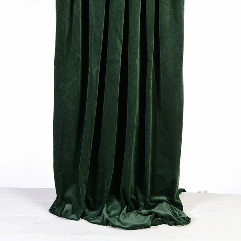 Green Velvet Drapes