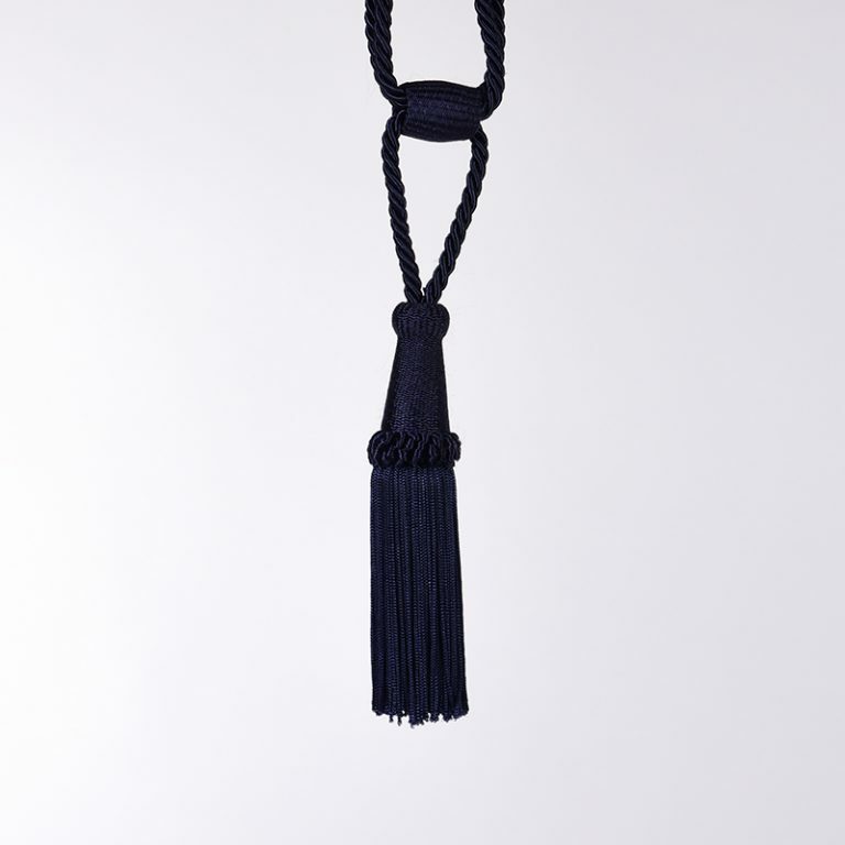 Navy Tassel Tiebacks