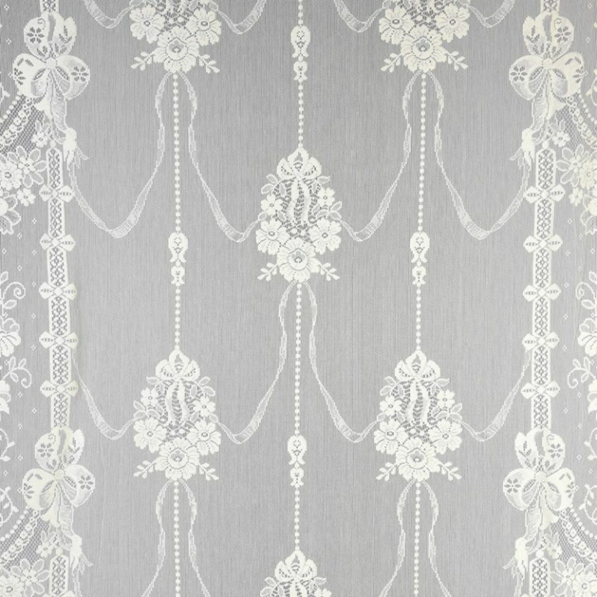 Antique Ivory Lace Drapes 150 x 350cm WL
