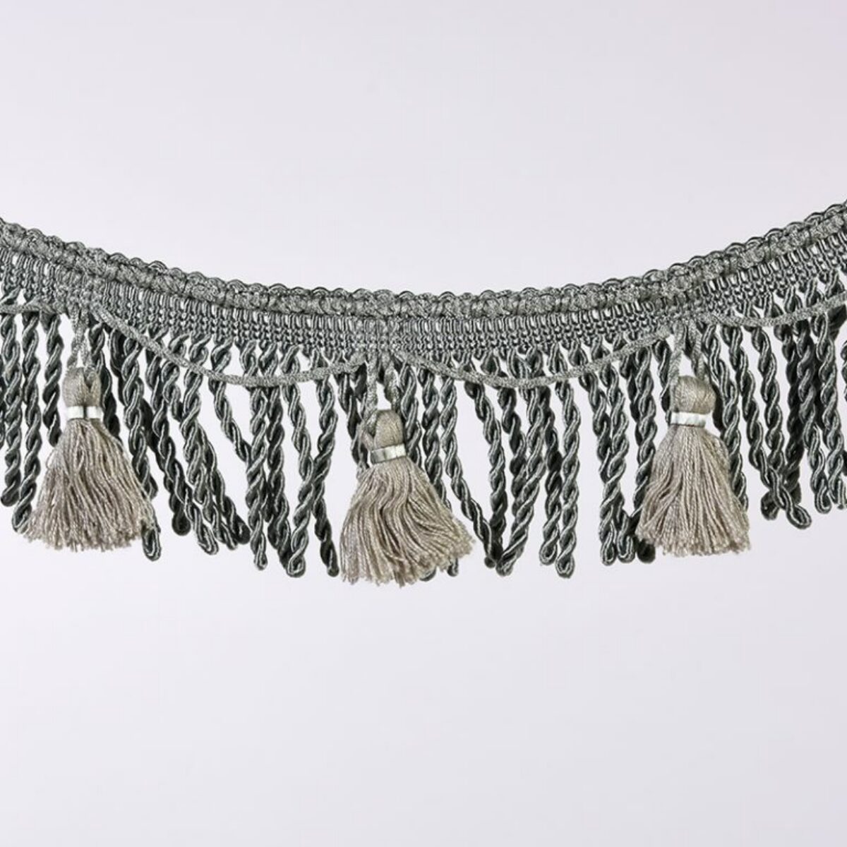 Antique Silver Tassel Bullion Fringe 10 x 800cm WL
