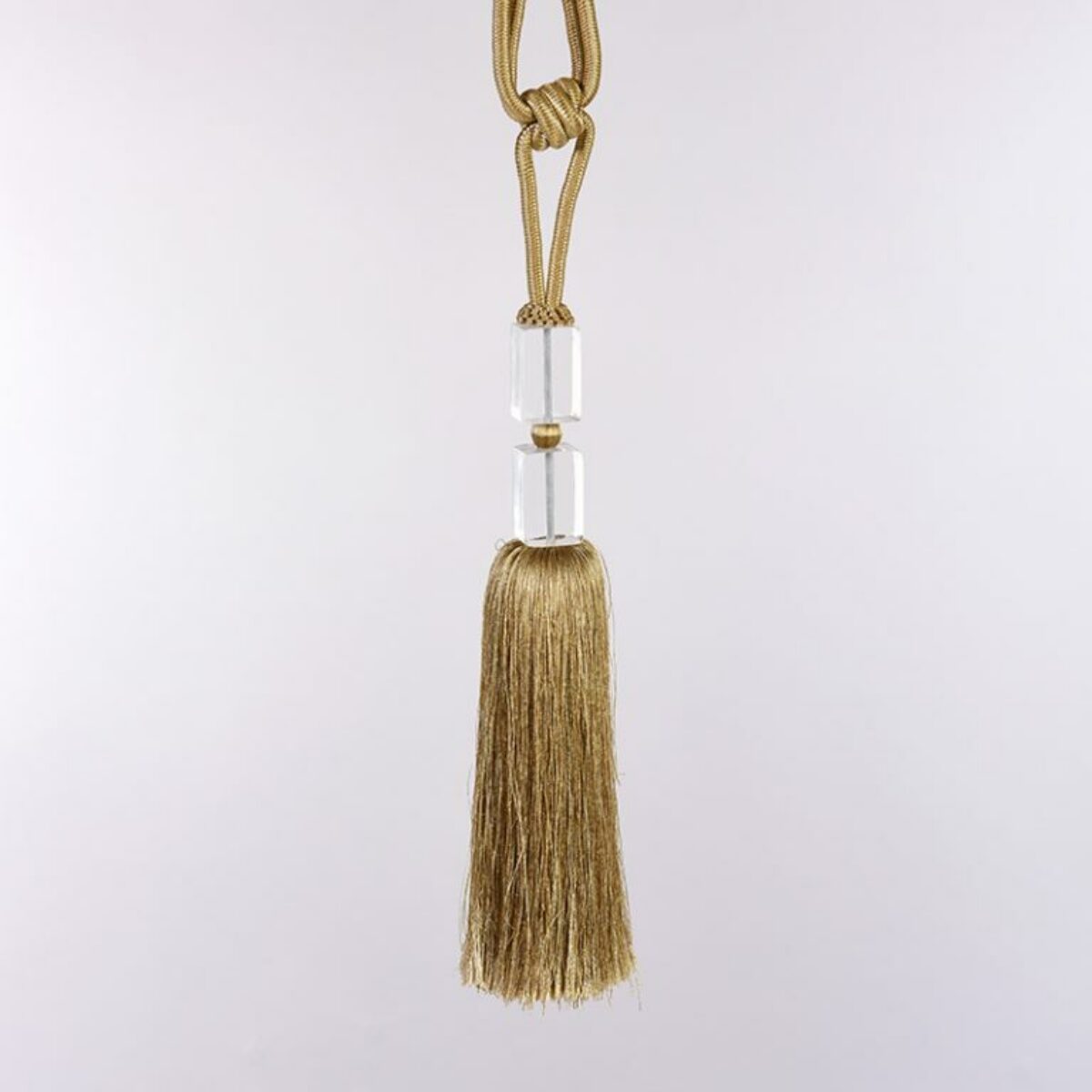 Gold Crystal Tassel Tieback 45cm L