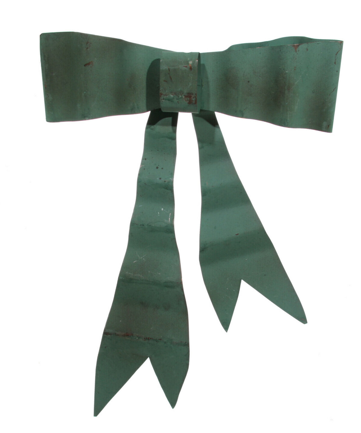 Metal Copper Patina Bow 35cm