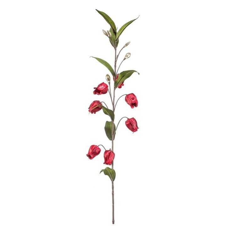 Sandersonia Spray in Gold & Red