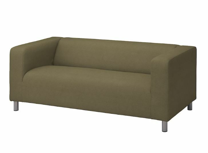 Contemporary Sofa in Khaki Green