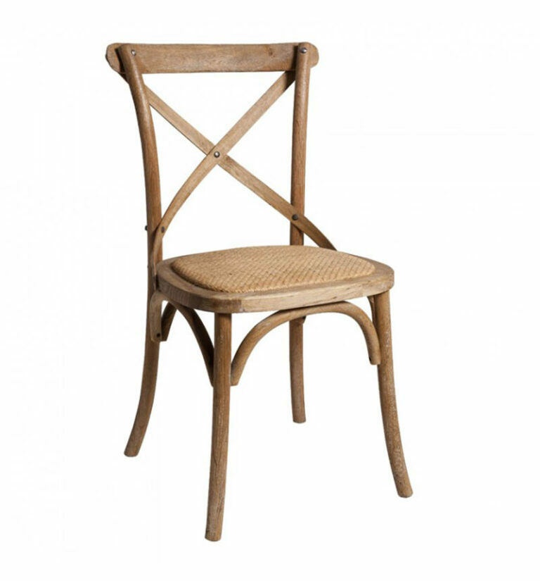 Wooden Cross Back Chair