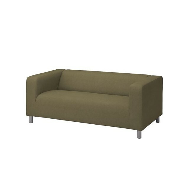 Contemporary Sofa in Khaki Green