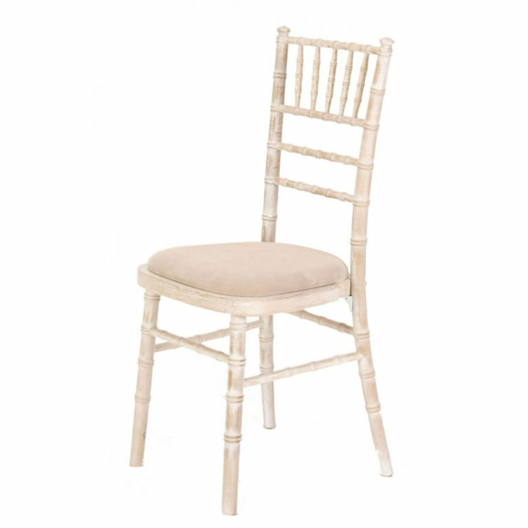 Limewashed Chivari Chairs