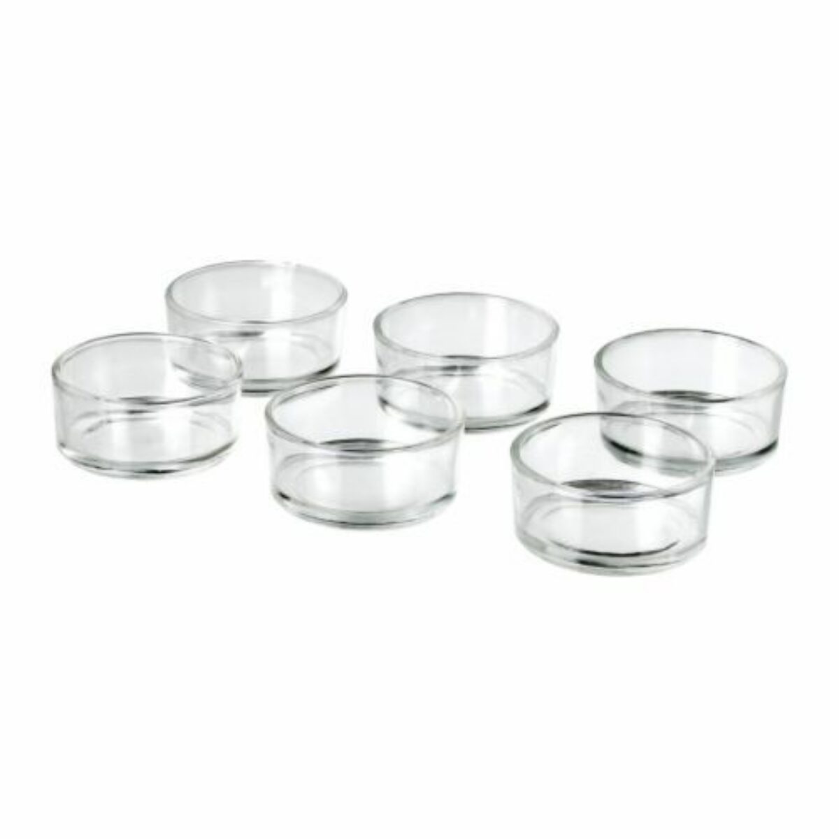 Glass Tealight Holders 3cm H