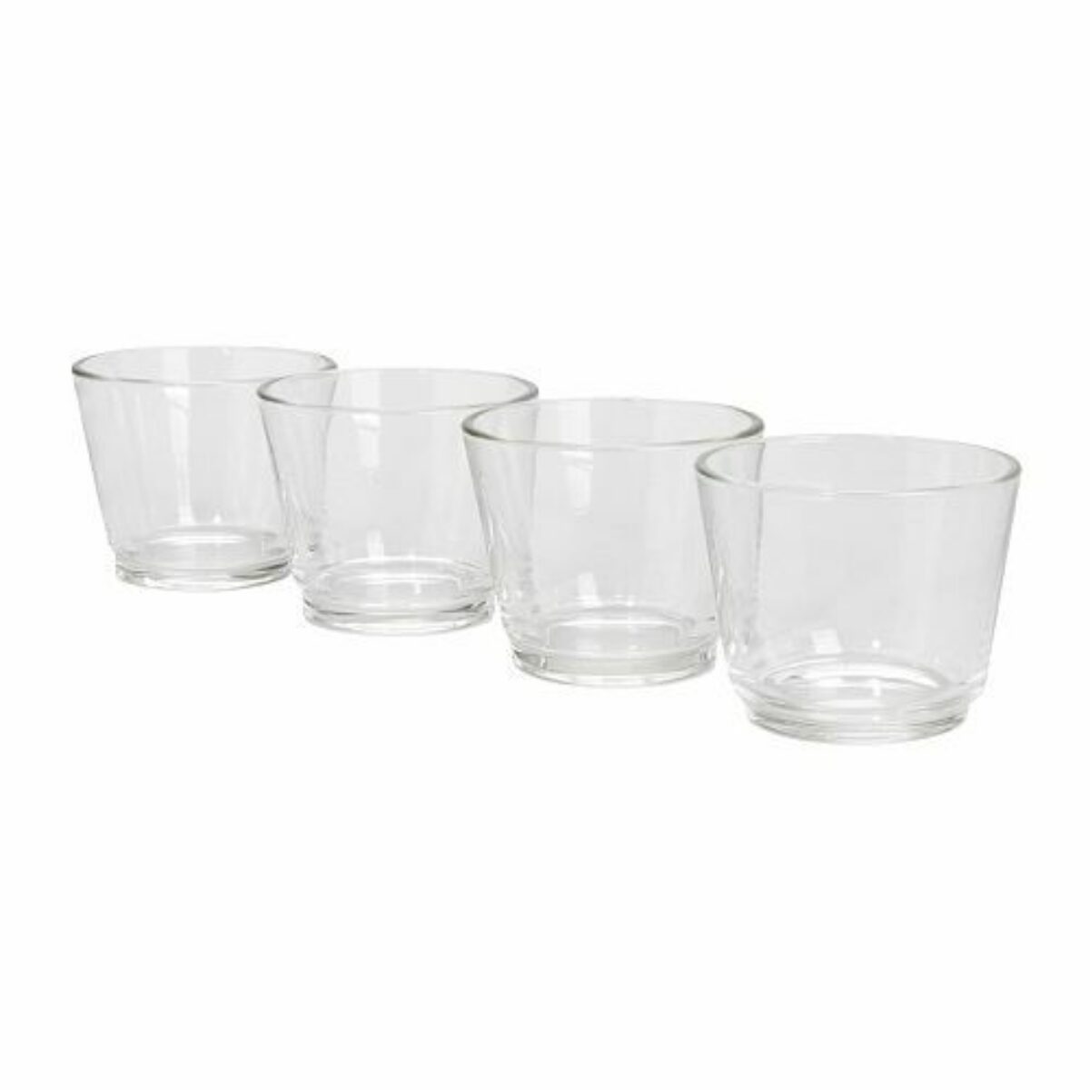 Glass Tealight Holders 6cm H