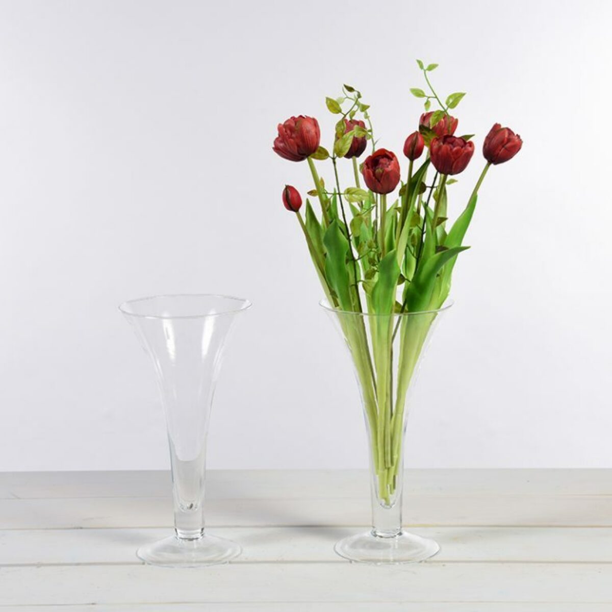 Small trumpet Vase 22cm H