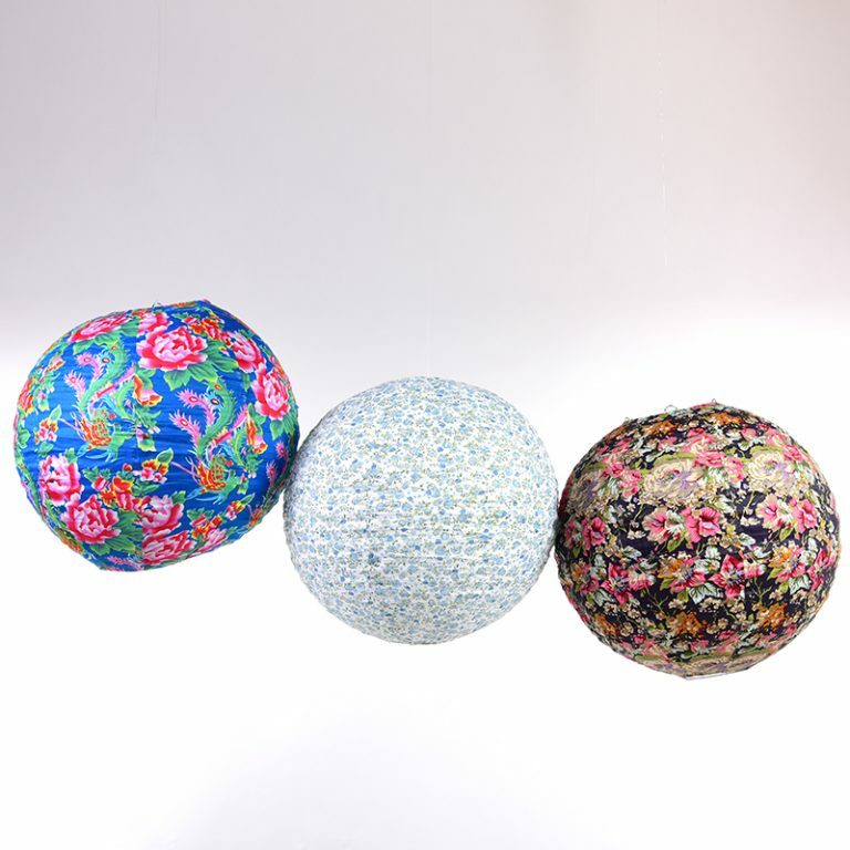 Floral Print Cotton Lampshades