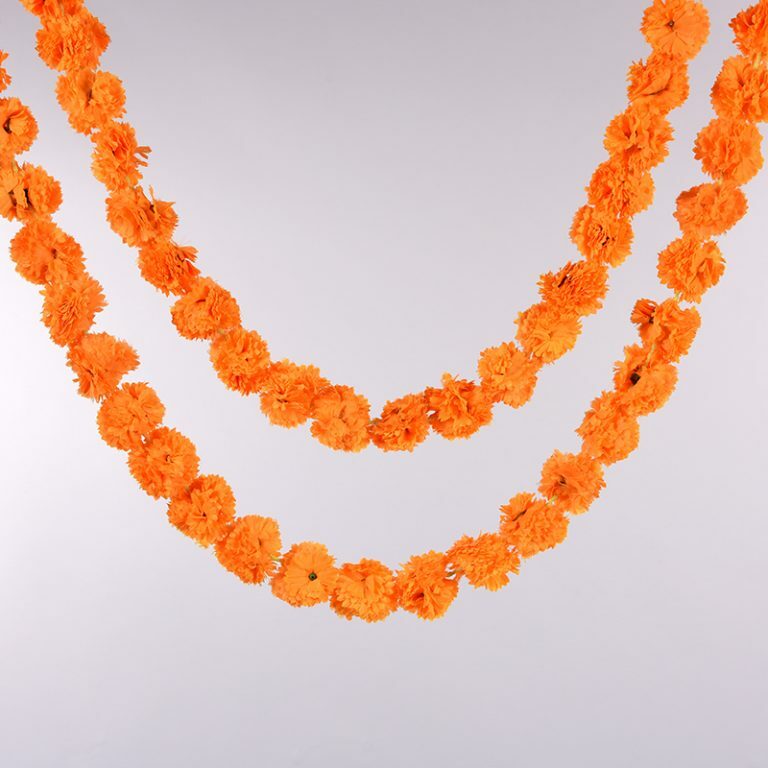 Hanging Silk Marigold Garlands