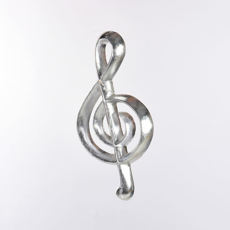 Hanging Silver Treble Clef