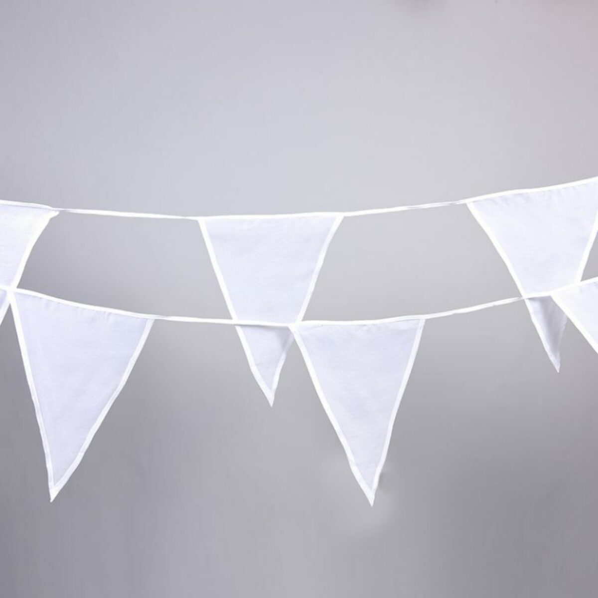 White Organza Bunting 5m