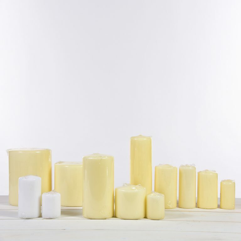 Ivory White Church Candle Range