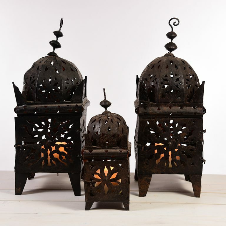 Moroccan Iron Kobba Lanterns