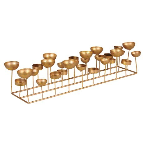 Multi Tealight Holder in Gold