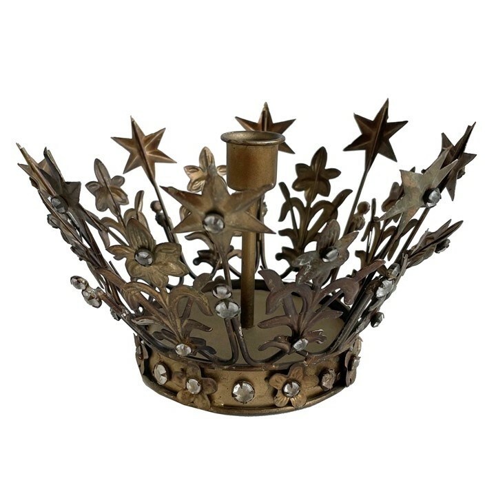 Crown Single Stem Advent Candle Holder