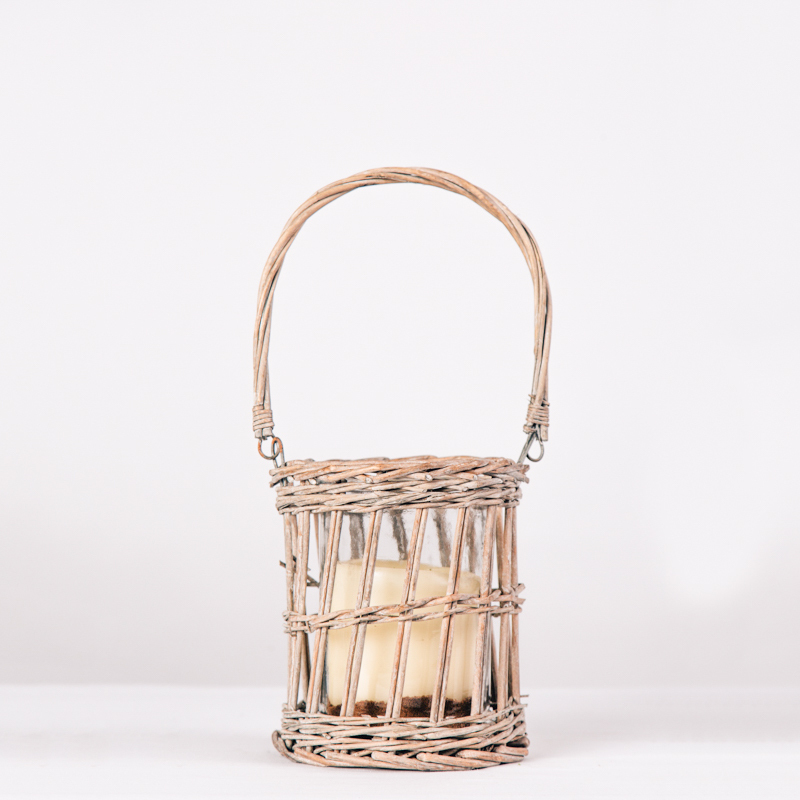 Wicker Hurrican Lamp