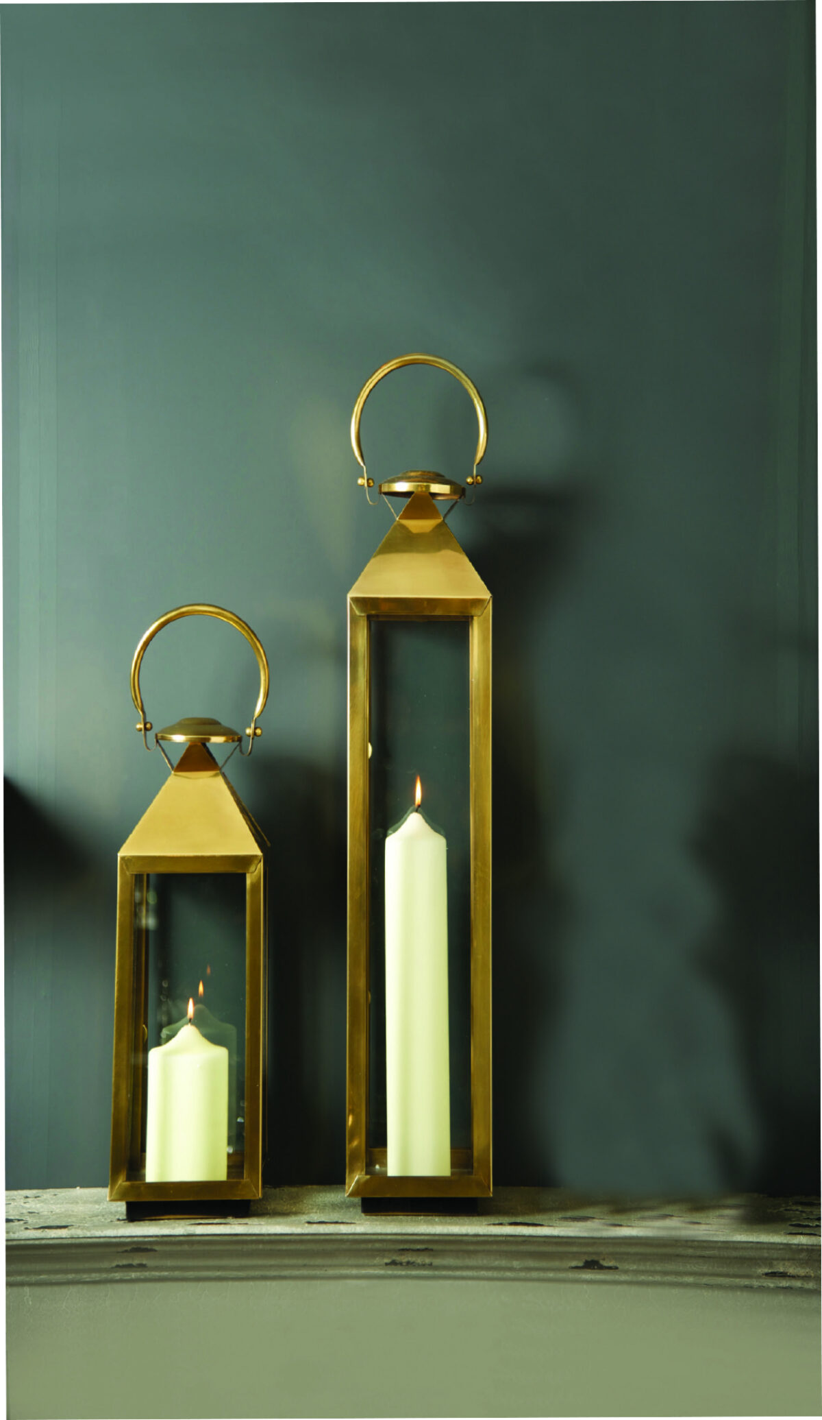 Brass Lanterns 100 80cm