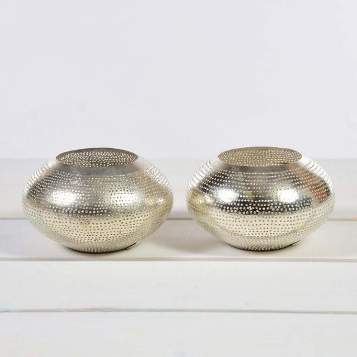 Moroccan Silver filigree Hurricane 15 x 9cm DH