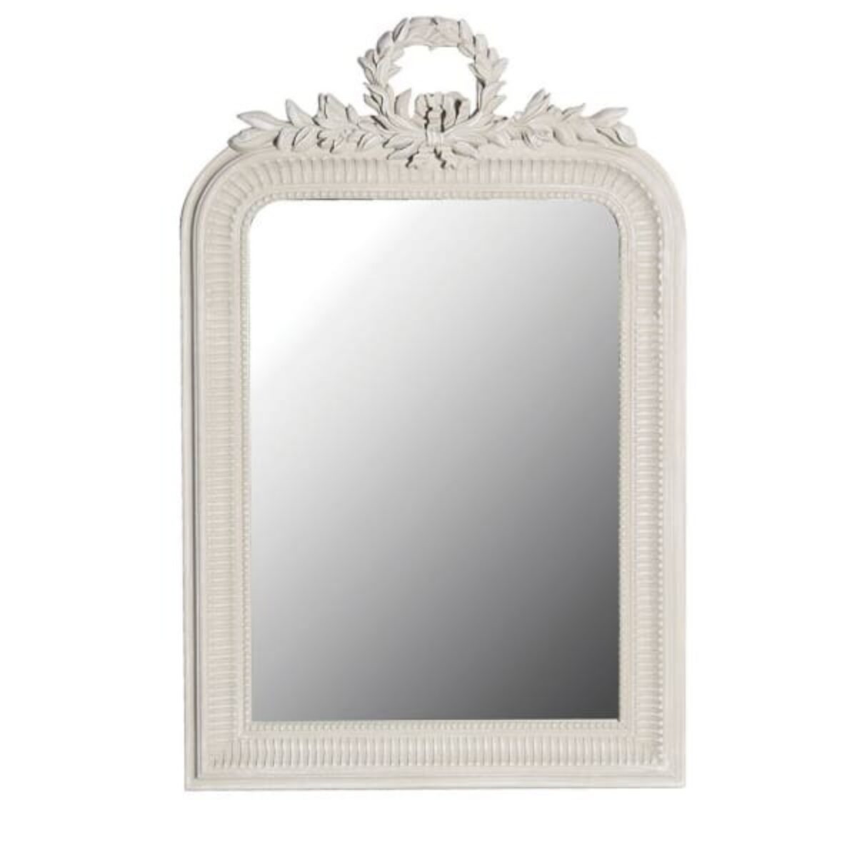 Elegant Leaves Wreath Mirror 102 x 66cm HW