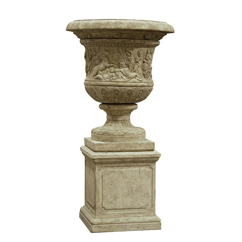 Giant Versailles Urn on Plinth