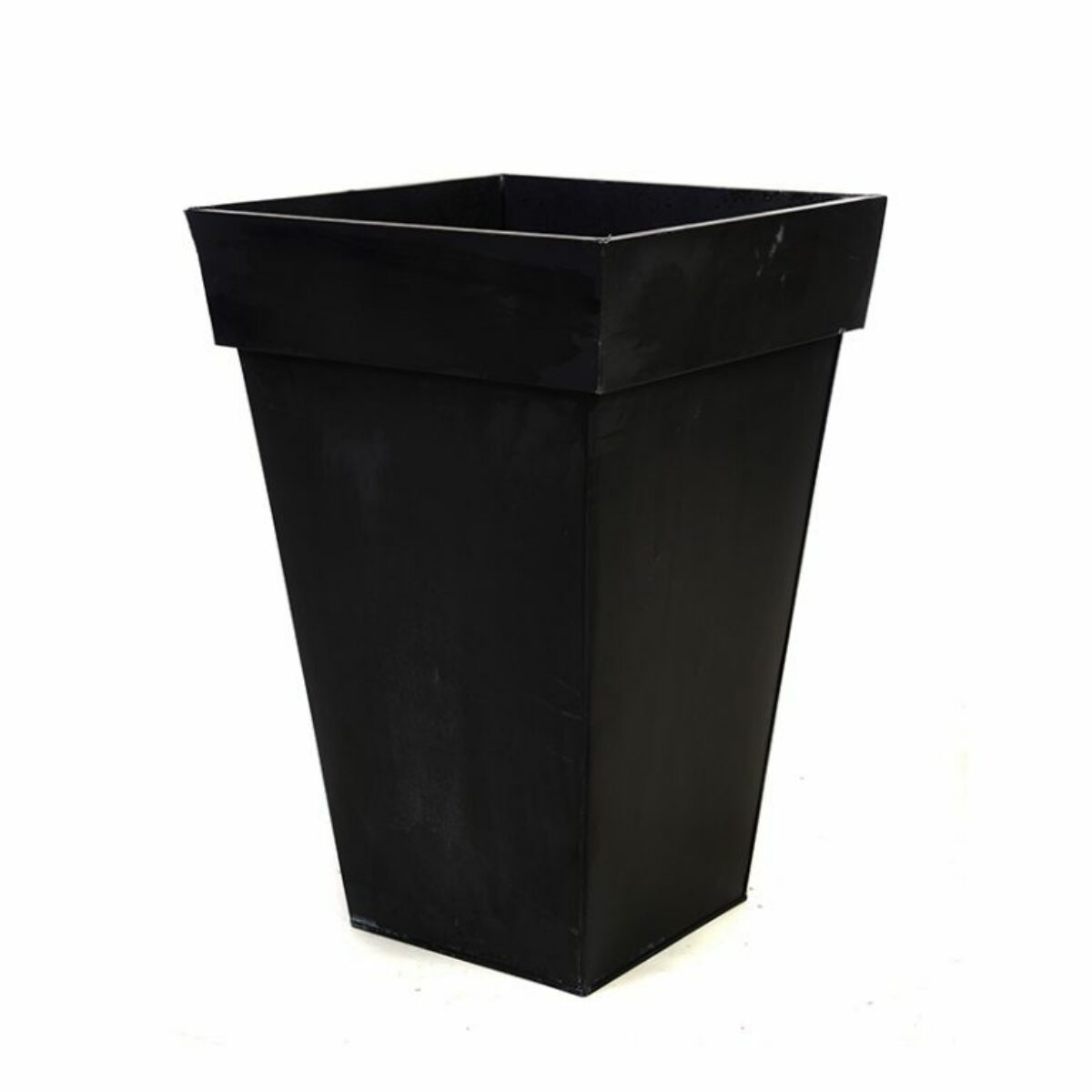 Black Metal Planter 30 x 30 x 50cm WDH