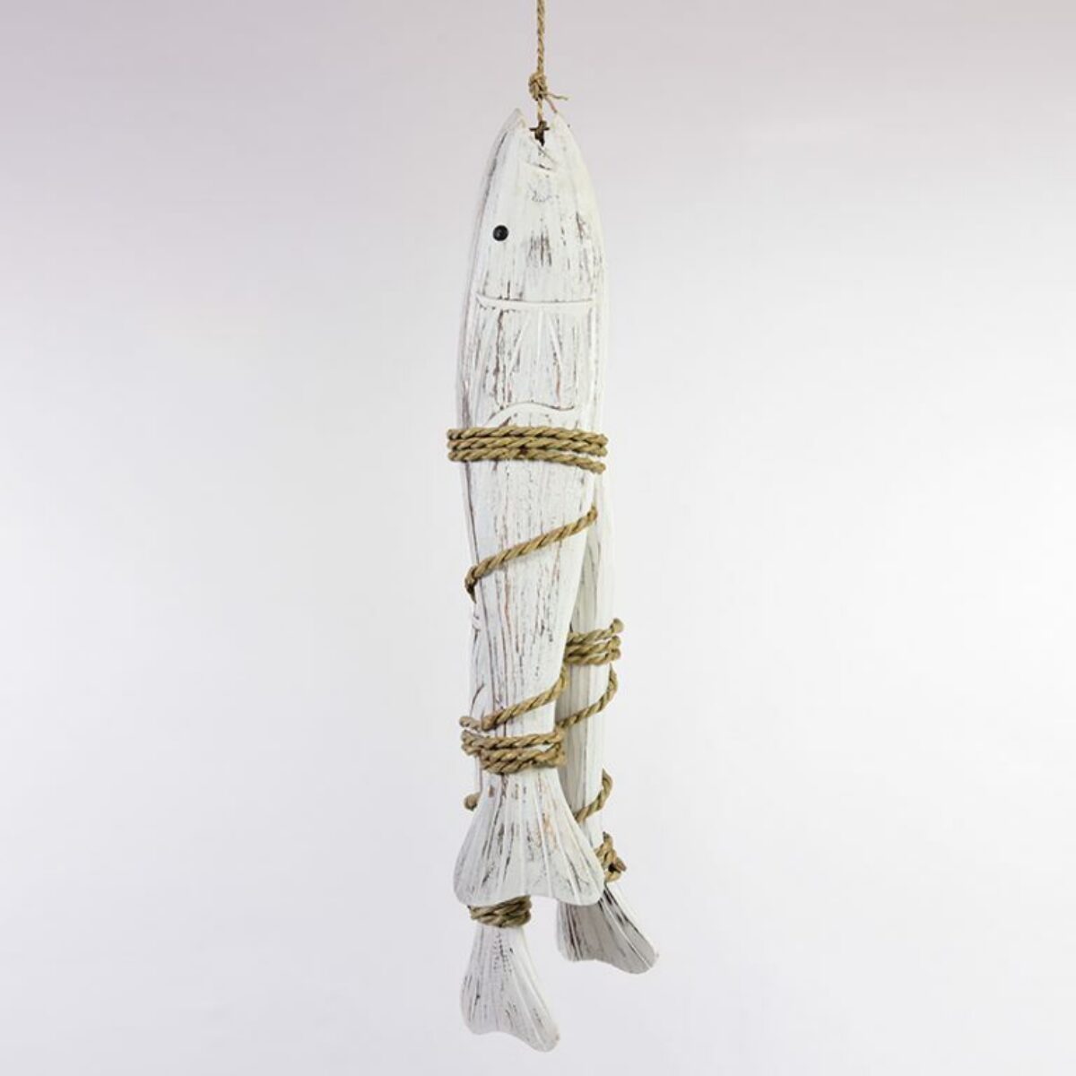 Hanging Driftwood fish Catch 60cm