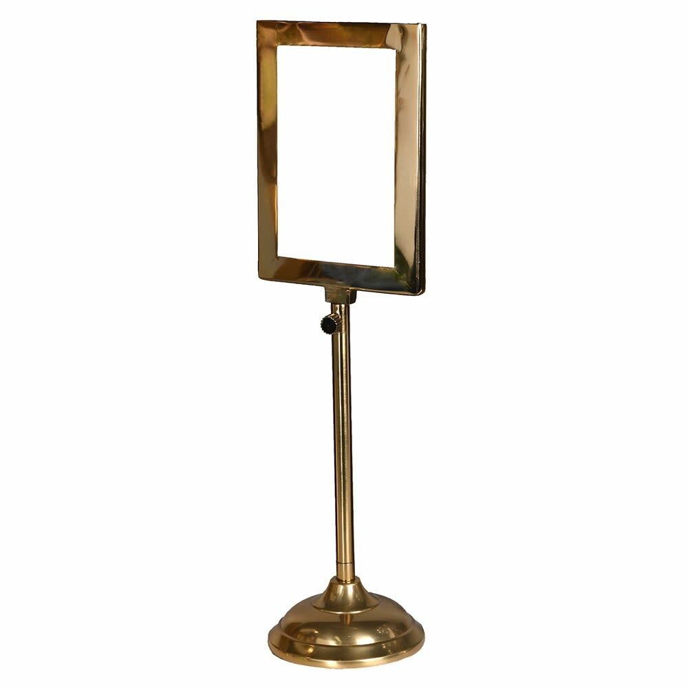Gold Frame on Stand