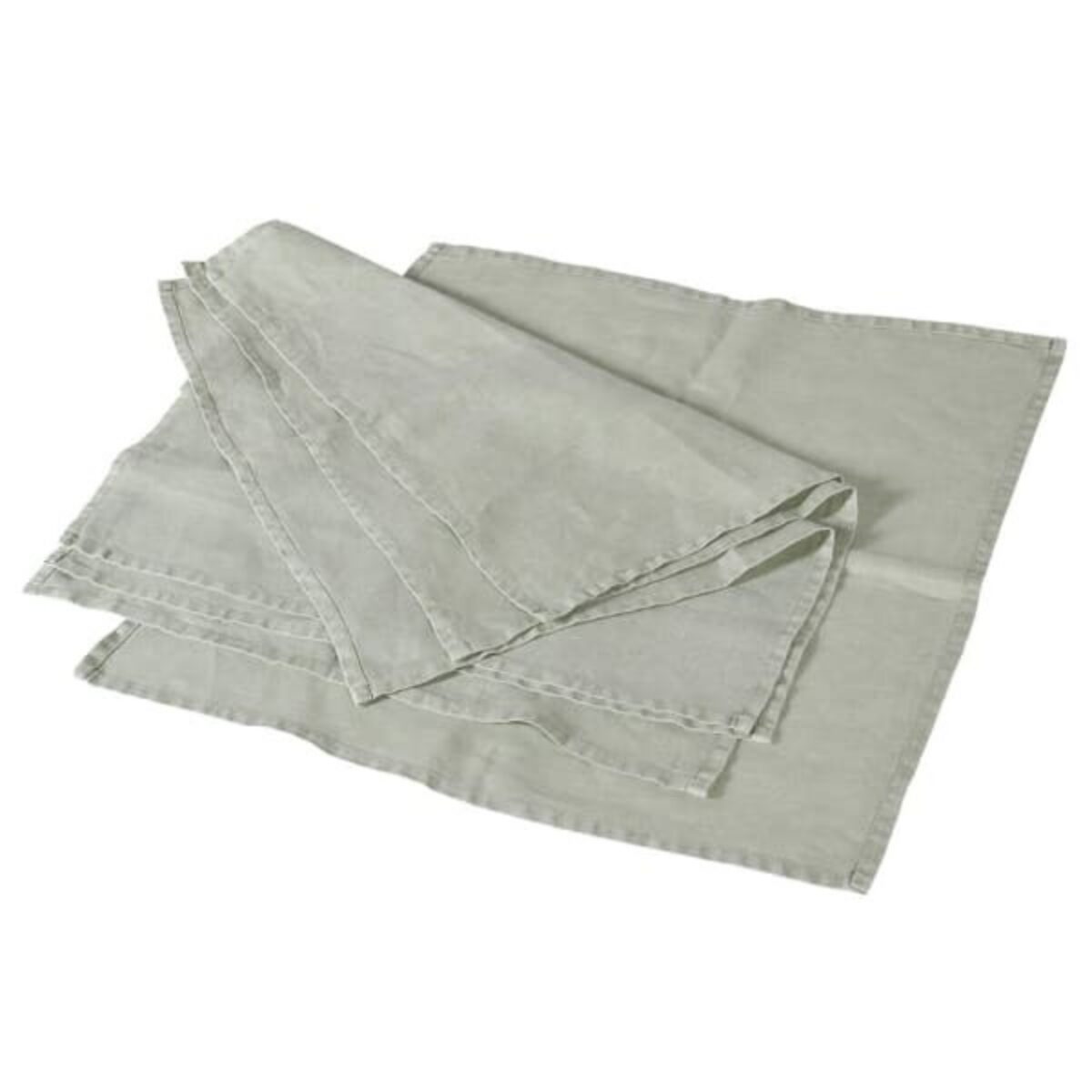 Linen Napkin Sage Green 50 x 50mm HTL169 1